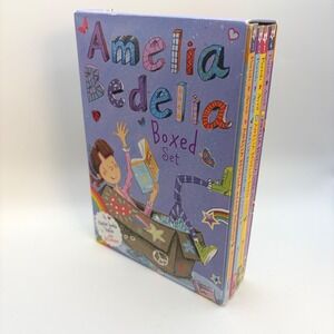 Amelia Bedelia Chapter Books Boxed Set 1-4 Paperback No Stickers